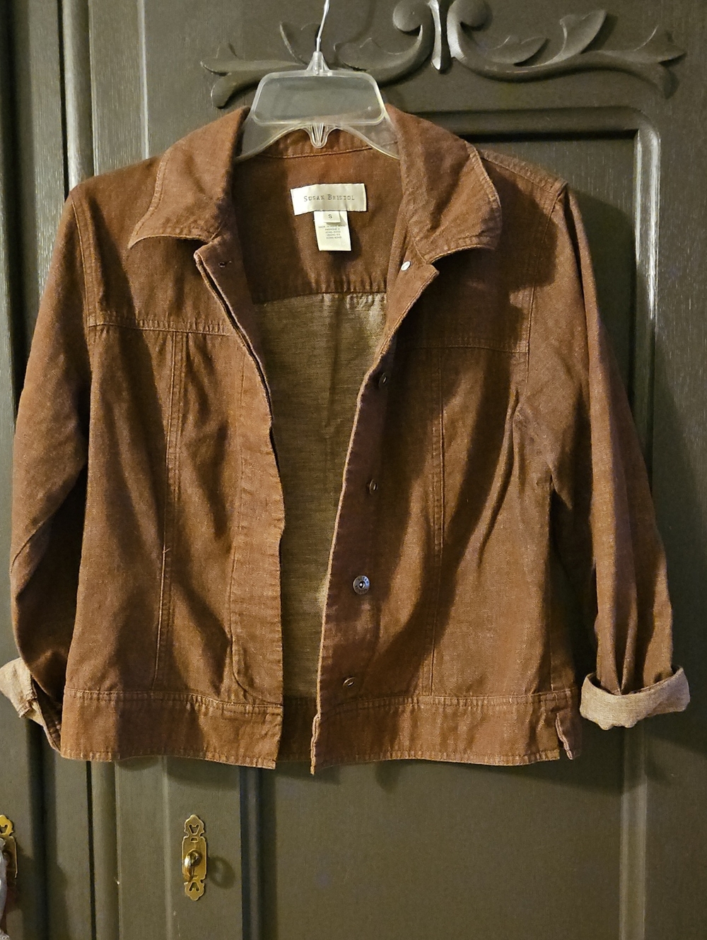 Susan Bristol 100% Cotton Denim Trucker Jacket